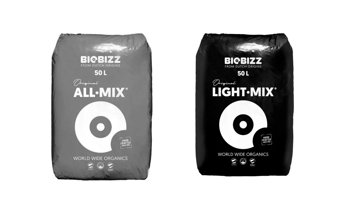 Die beste Erde für den Cannabis-Anbau: BioBizz Light Mix und All Mix