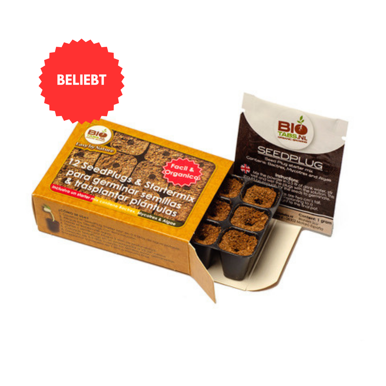 Biotabs SeedPlugs, Erde Startermix