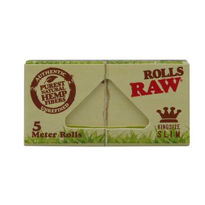 RAW Rolls Organic Hemp, 24 Rolls je 5 Meter